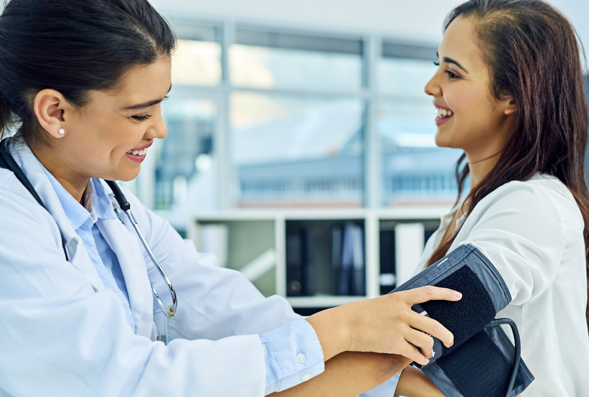 doctor treating patient